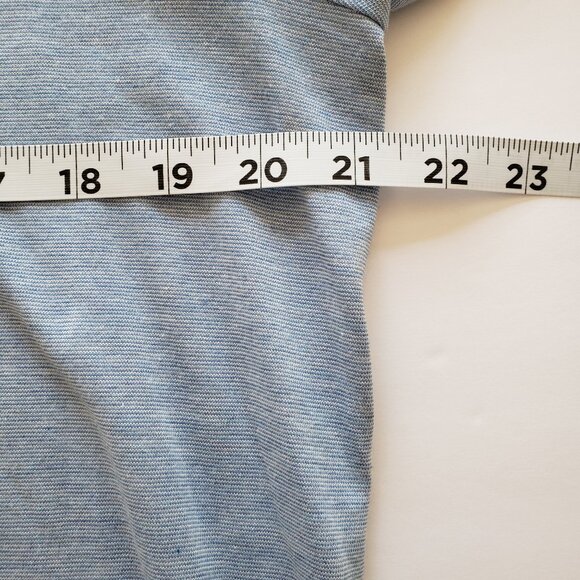 Travis Mathew Polo Golf Shirt Short Sleeve Mens Large Blue Pima Cotton Collared - Picture 14 of 15